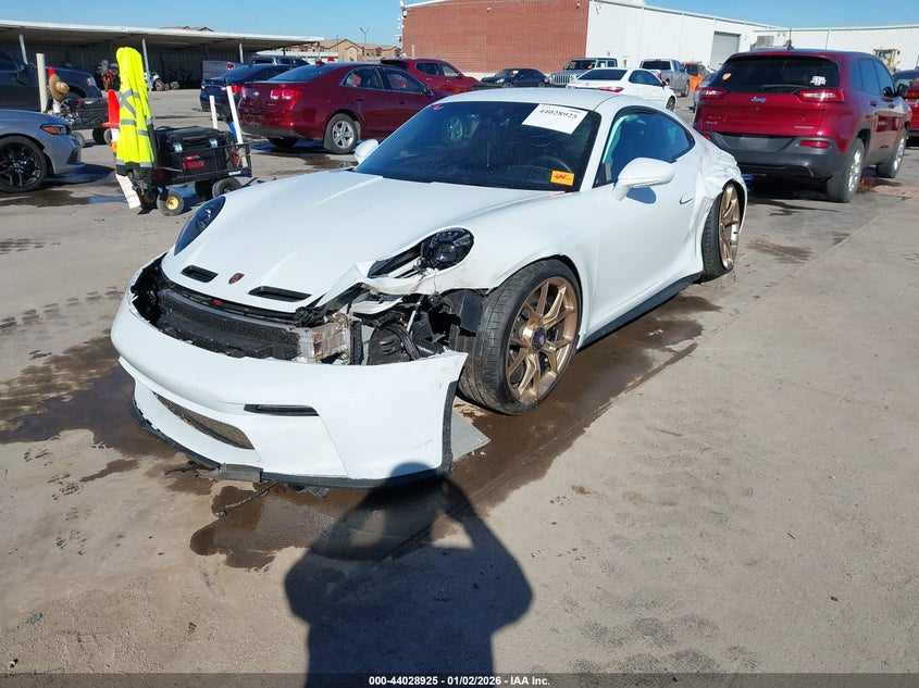 VIN WP0AC2A93NS270971 2022 PORSCHE 911 GT3/GT3 W/TOURING PACKAGE