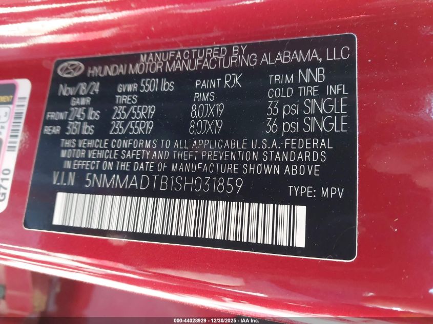 2025 Genesis GV70 - 5NMMADTB1SH031859