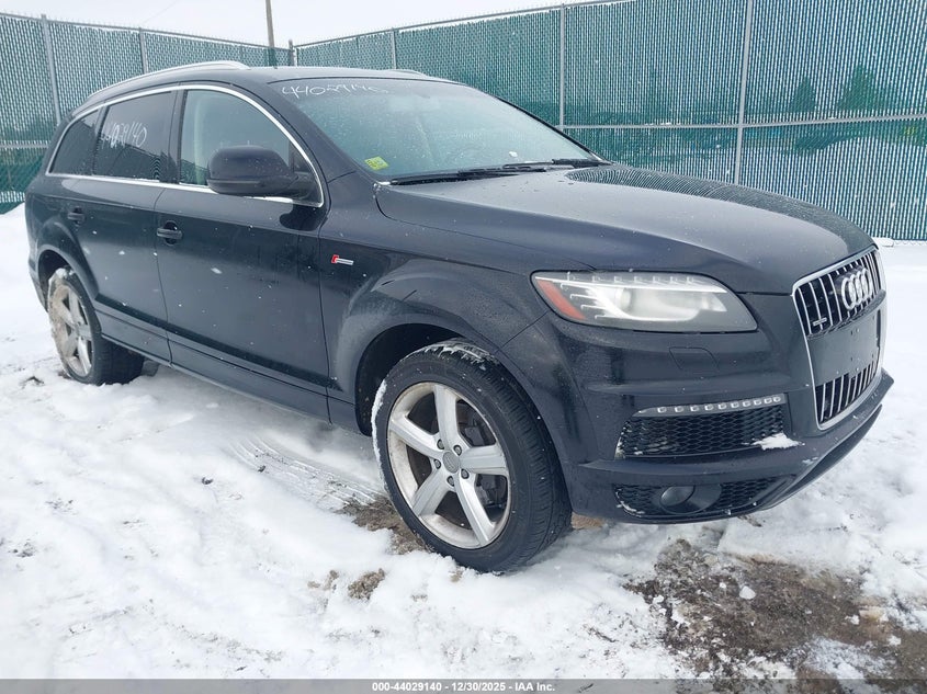 WA1DGAFE3DD007376 2013 Audi Q7 3.0T S Line Prestige auction photo 1