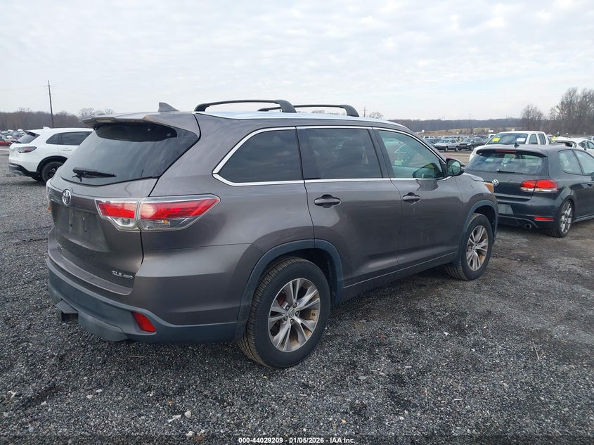 2015 Toyota Highlander Xle V6
