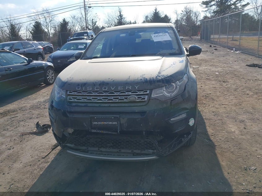 2018 Land Rover Discovery Sport Hse VIN: SALCR2RX0JH747558 Lot: 44029325