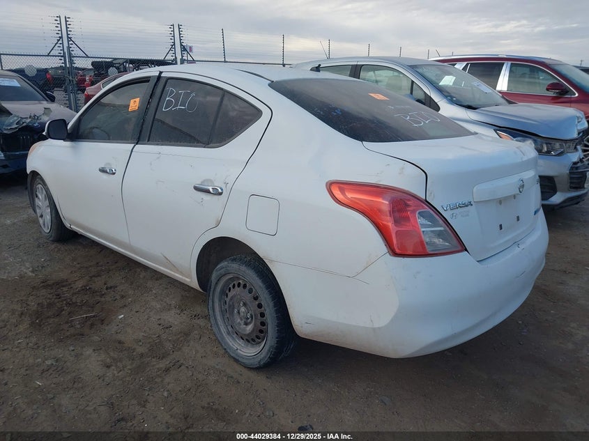 Vin: 3n1cn7ap2cl878204, lot: 44525153, nissan versa 1.6 sv 20123