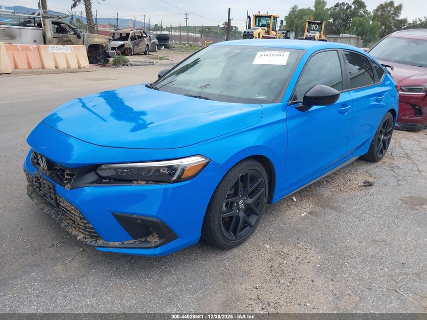 VIN 19XFL2H85NE009380 2022 HONDA CIVIC SPORT