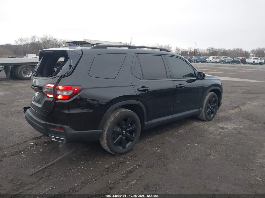 Vin: 5fnyg1h91sb177118, lot: 44525960, honda pilot black edition 20254