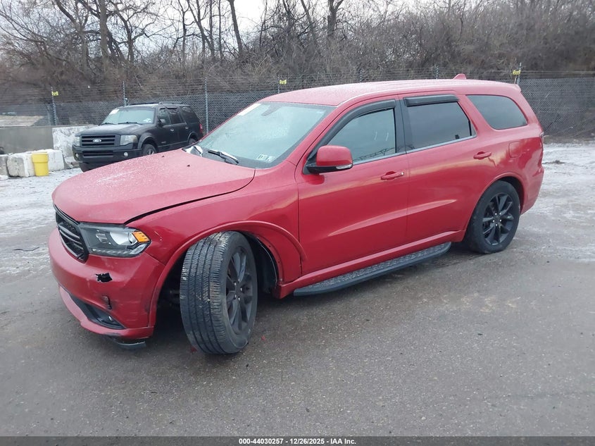 VIN 1C4RDJDG3HC833701 2017 DODGE DURANGO GT AWD