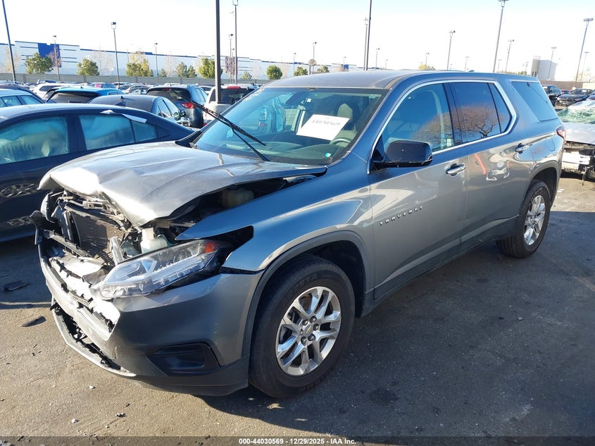 VIN 1GNERFKW5LJ276728 2020 CHEVROLET TRAVERSE FWD LS