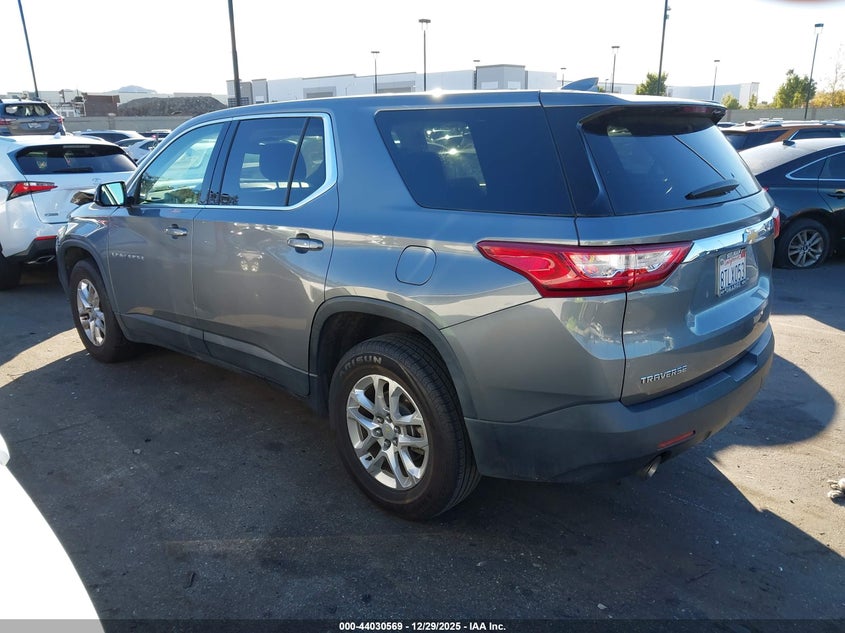 VIN 1GNERFKW5LJ276728 2020 CHEVROLET TRAVERSE FWD LS