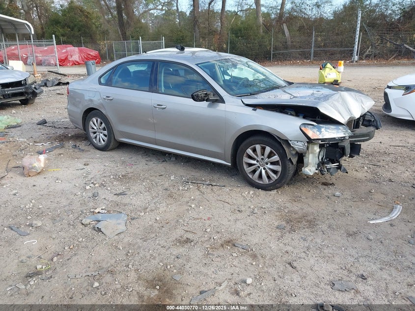 1VWAP7A39CC051997 2012 Volkswagen Passat 2.5L S auction photo 1