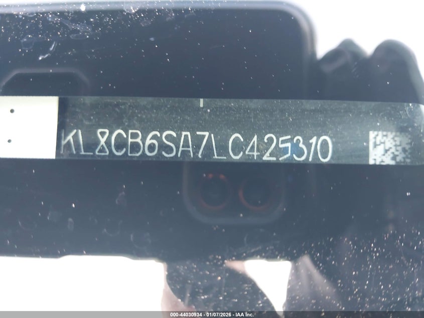 2020 Chevrolet Spark Fwd Ls Automatic VIN: KL8CB6SA7LC425310 Lot: 44030934