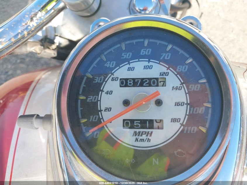 2007 Yamaha Xvs650 VIN: JYAVM01E07A106033 Lot: 44031010