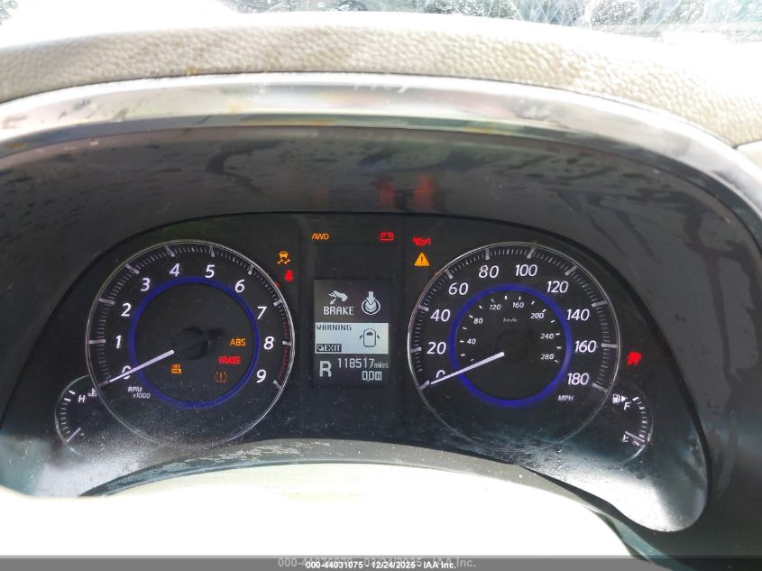 2017 Infiniti Qx70 VIN: JN8CS1MW3HM414720 Lot: 44031075