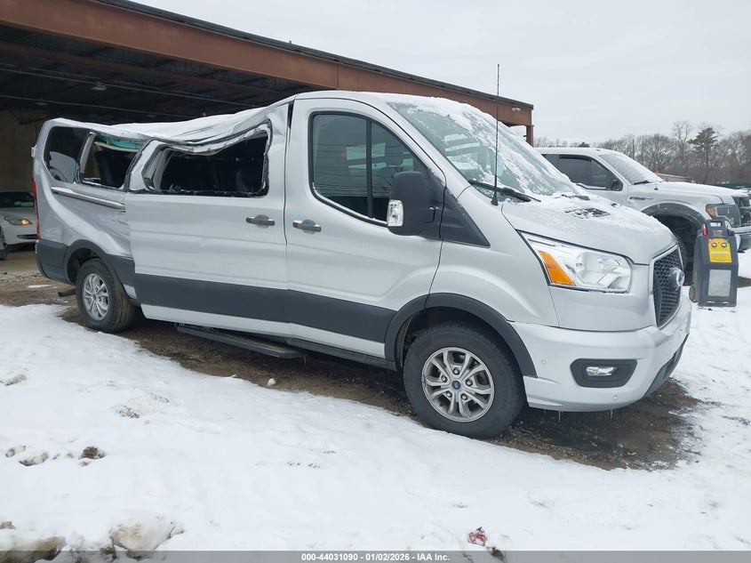 1FBAX2Y83MKA15466 2021 Ford Transit-350 Passenger Van Xlt auction photo 1