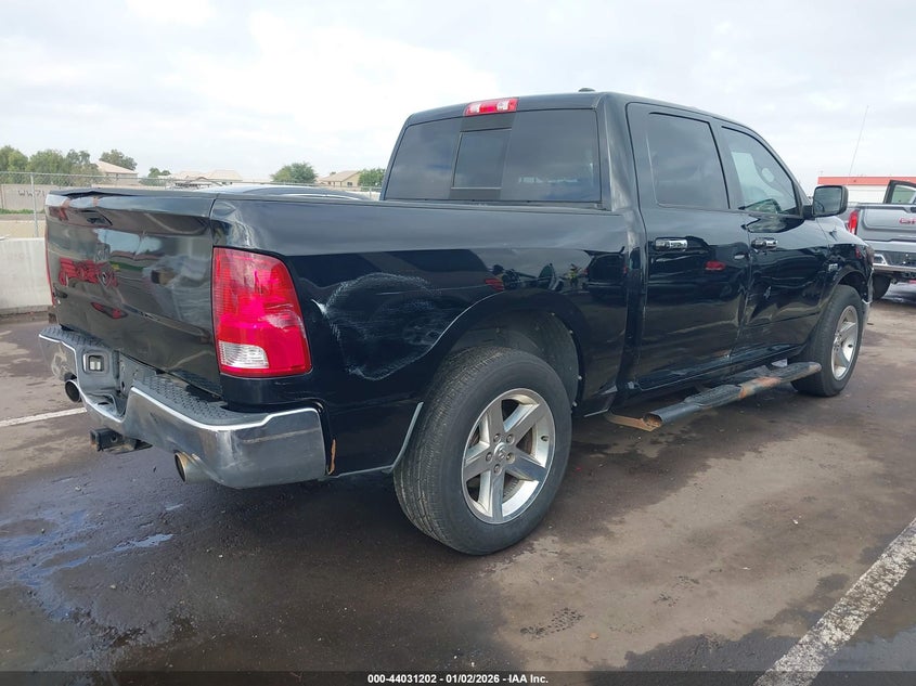 2012 Ram 1500 5.7 Ram Slt black Lot 111044031202 Vin 1C6RD6LT9CS152833