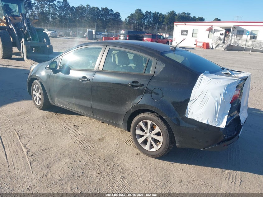 Vin: knadn4a30d6196072, lot: 44527328, kia rio ex 20133