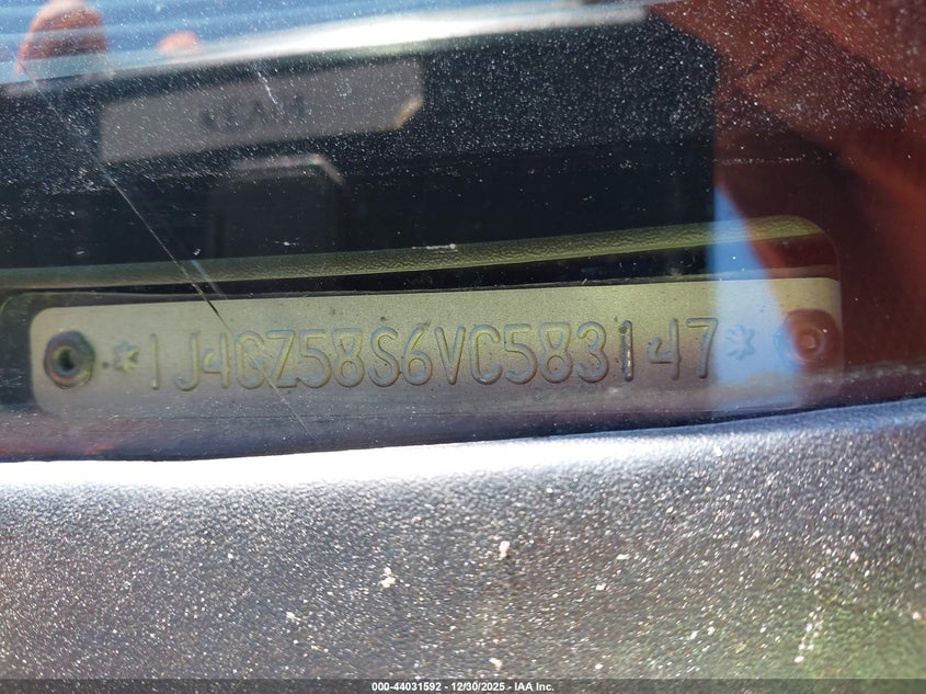 1997 Jeep Grand Cherokee Laredo/Tsi VIN: 1J4GZ58S6VC583147 Lot: 44031592