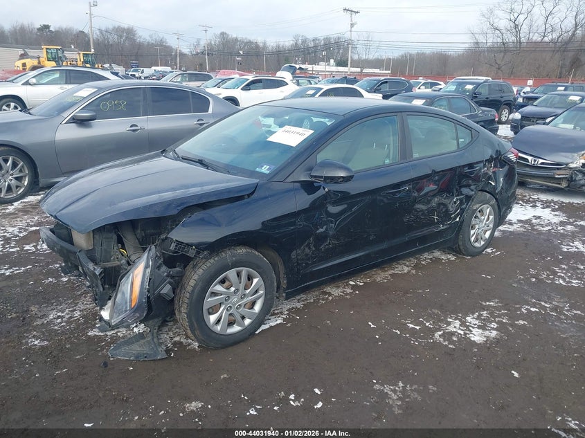 VIN KMHD74LF9KU864136 2019 HYUNDAI ELANTRA SE