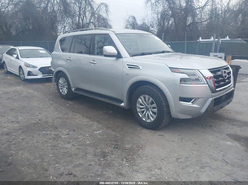 JN8AY2AD4M9662101 2021 Nissan Armada Sv 4Wd auction photo 1
