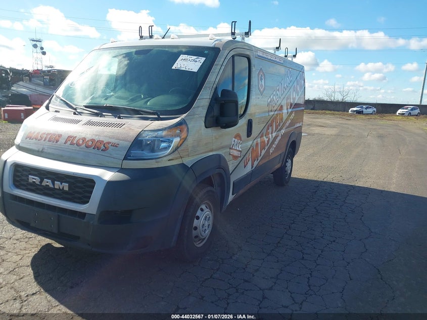 Vin: 3c6trvag3le106361, lot: 44528336, ram promaster 1500 low roof 136 wb 20202