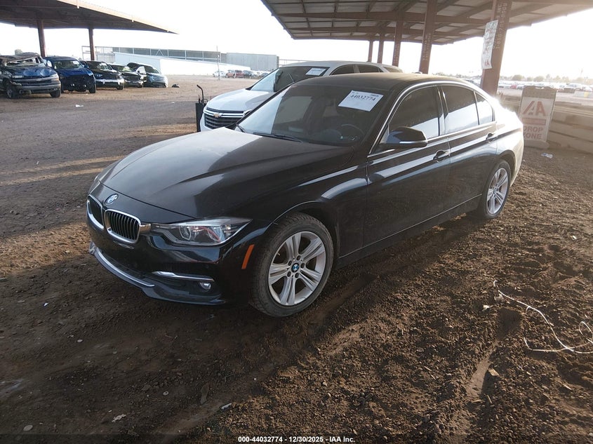 Vin: wba8e5c57gk388283, lot: 44528543, bmw 328d 20162