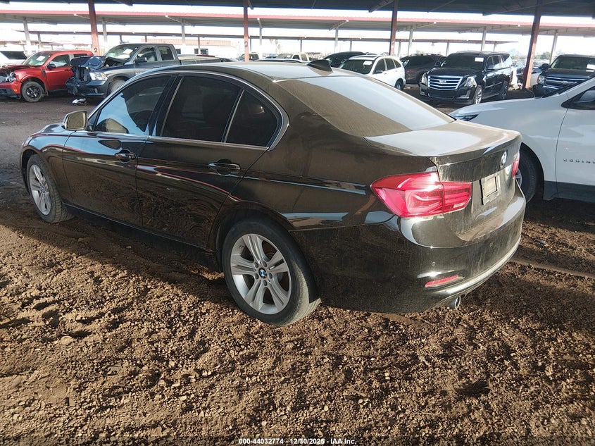 Vin: wba8e5c57gk388283, lot: 44528543, bmw 328d 20163