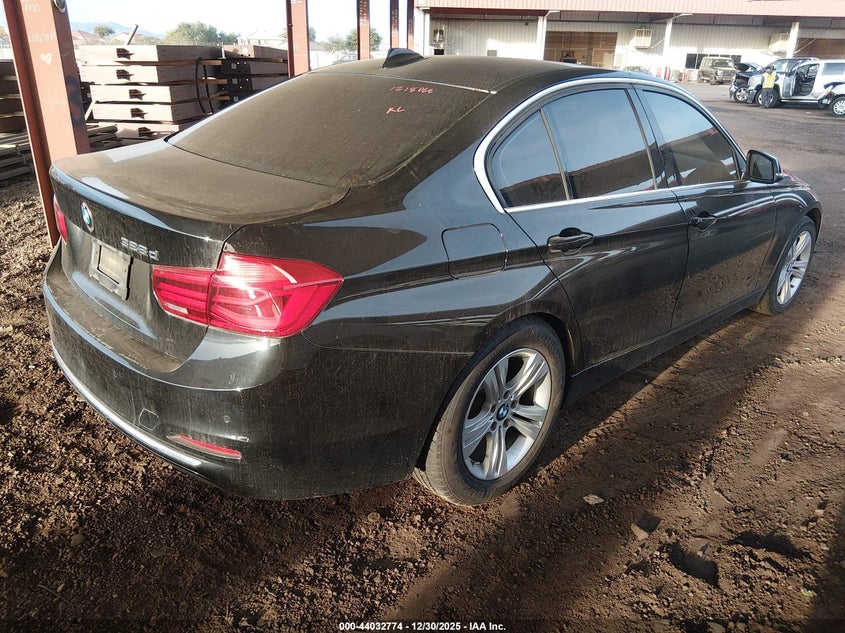Vin: wba8e5c57gk388283, lot: 44528543, bmw 328d 20164