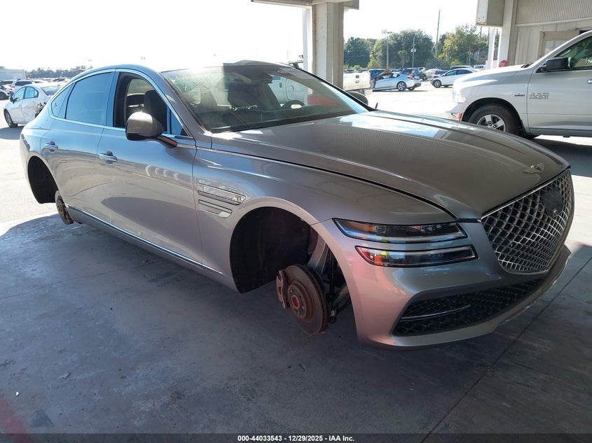 KMTGB4SC8MU046649 2021 Genesis G80 2.5T Rwd auction photo 1