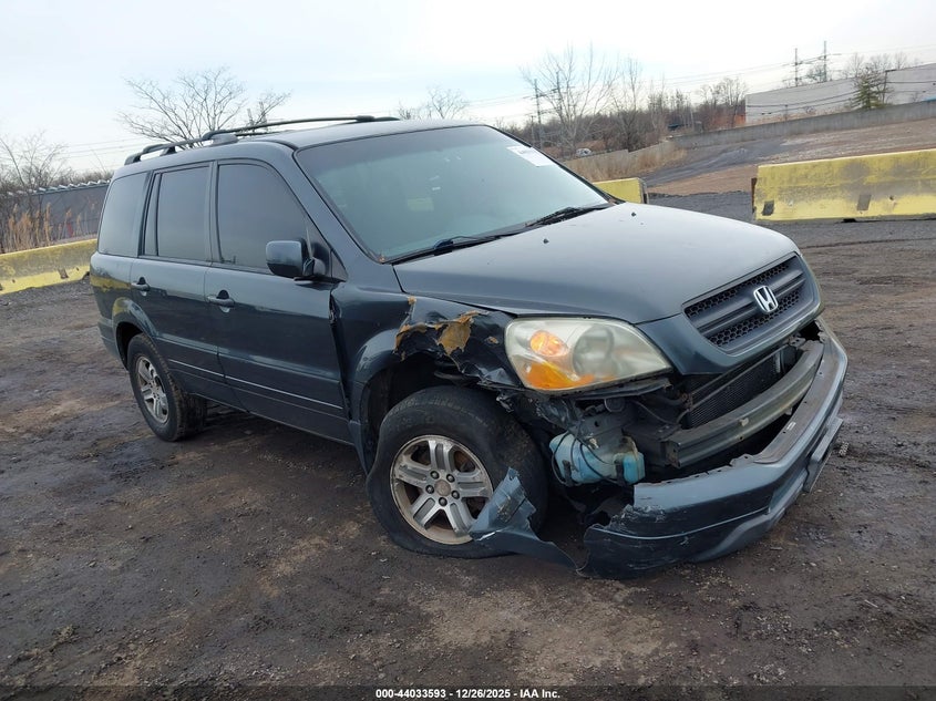 2HKYF18483H573783 2003 Honda Pilot Ex auction photo 1