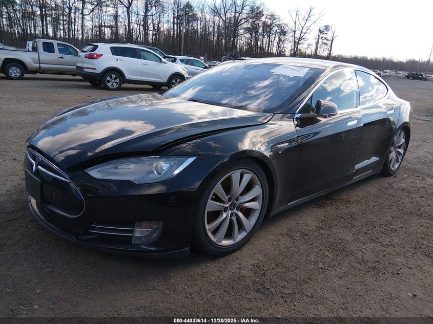 2014 TESLA MODEL S auction photo 2