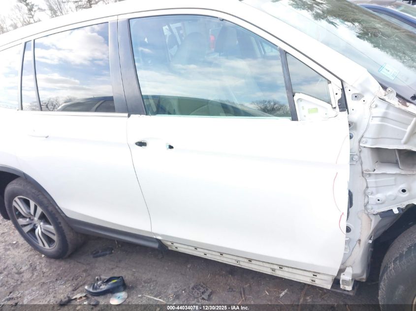 2016 Honda Pilot Ex-L VIN: 5FNYF6H58GB011683 Lot: 44034078