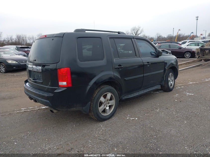 Vin: 5fnyf4h59bb088303, lot: 44530042, honda pilot ex-l 20114