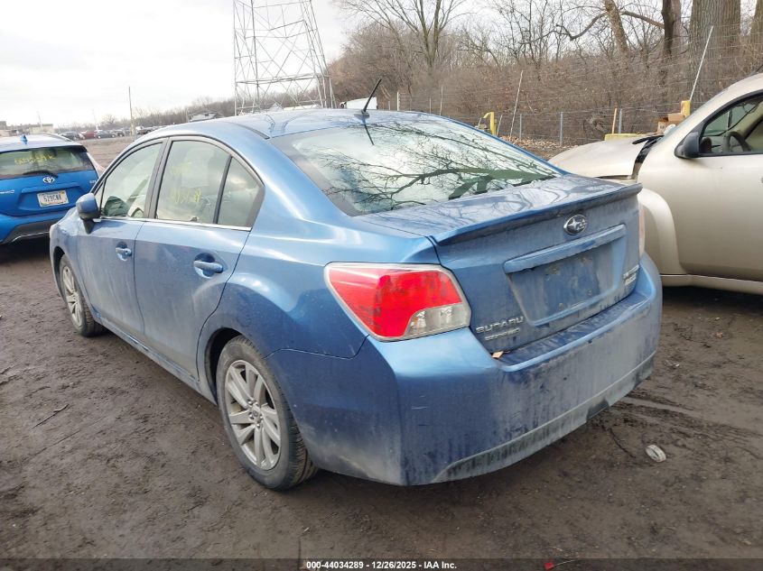 2016 Subaru Impreza 2.0I Premium