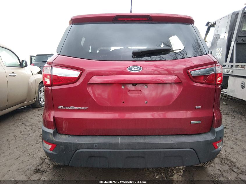 2018 Ford Ecosport Se VIN: MAJ3P1TE4JC198593 Lot: 44034758
