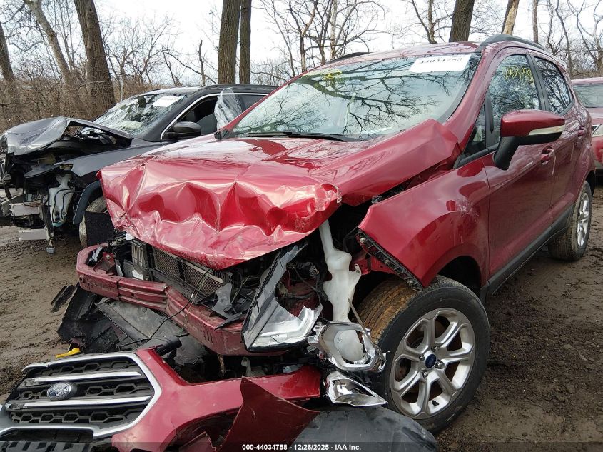 2018 Ford Ecosport Se VIN: MAJ3P1TE4JC198593 Lot: 44034758