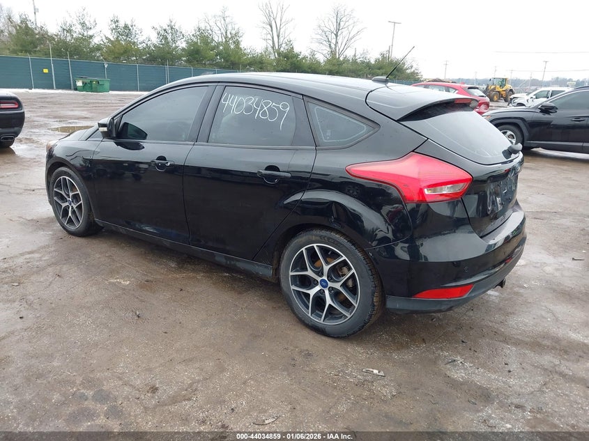 Vin: 1fadp3m23hl328331, lot: 44530628, ford focus sel 20173
