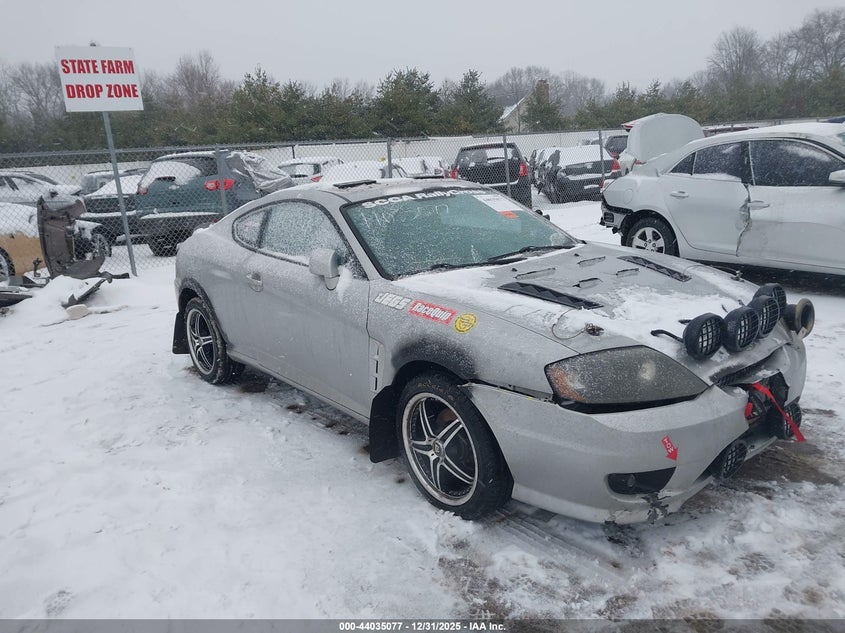 KMHHM65D36U218520 2006 Hyundai Tiburon Gs auction photo 1
