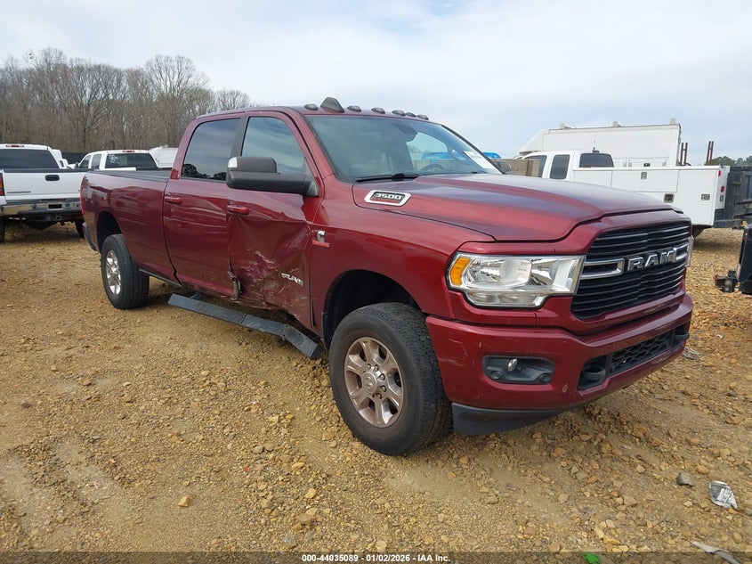 3C63R3HL2KG580540 2019 Ram 3500 Big Horn 4X4 8' Box auction photo 1