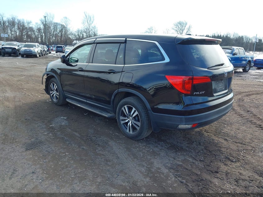 Vin: 5fnyf6h53gb087487, lot: 44530968, honda pilot ex-l 20163