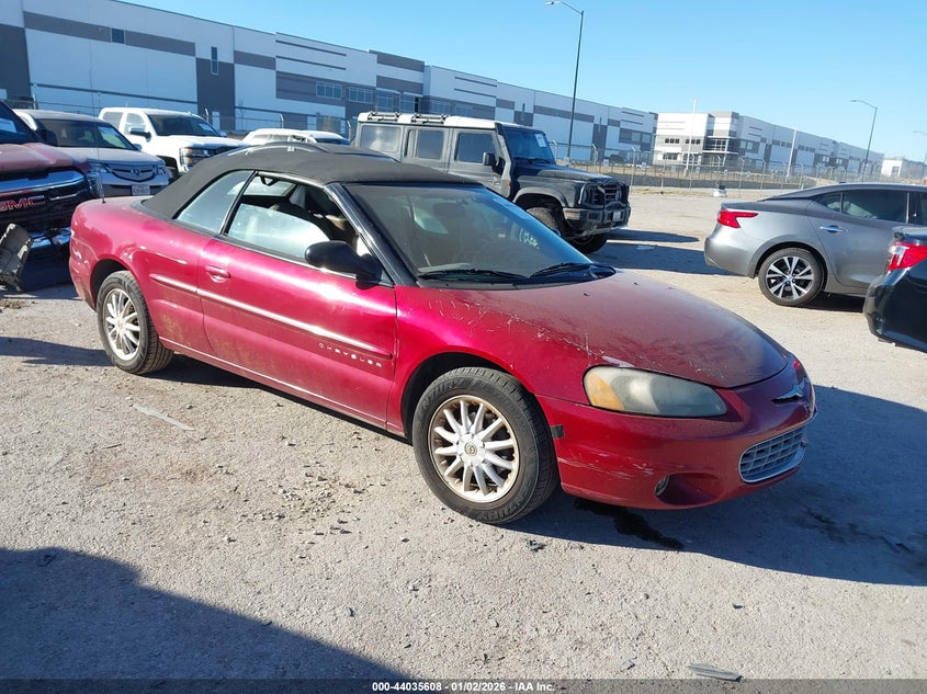 1C3EL55U51N606070 2001 Chrysler Sebring Lxi auction photo 1