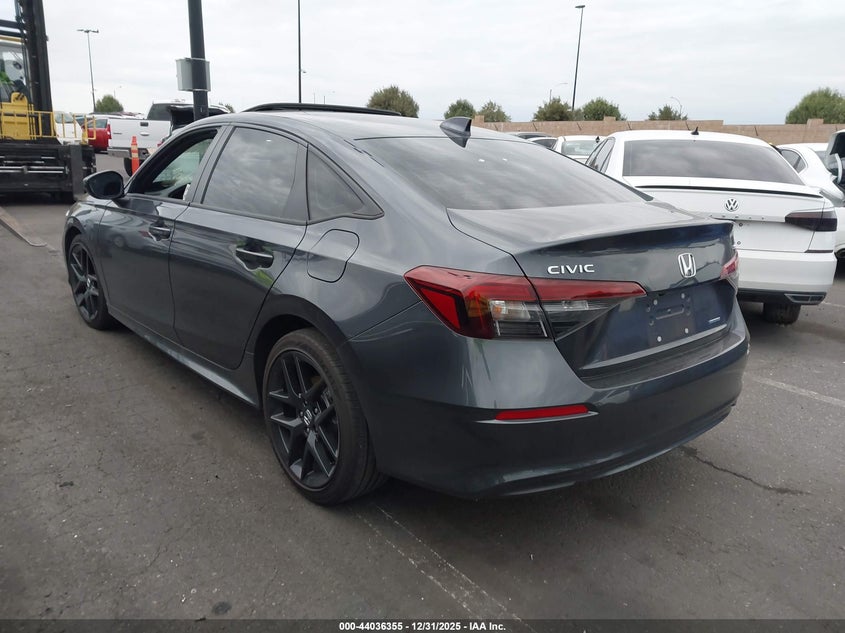 VIN 2HGFE4F83SH336001 2025 HONDA CIVIC HYBRID SPORT/SPORT TOURING