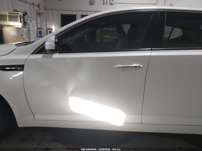 2012 Kia Optima 2.4 Ex white Lot 111044036440 Vin 5XXGN4A70CG014552