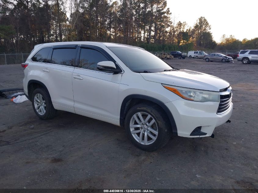 2015 Toyota Highlander Le V6