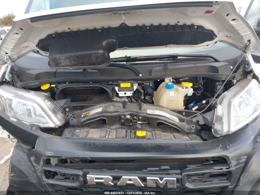 2025 Ram Promaster 2500 Tradesman High Roof 159 Wb W/Pass Seat VIN: 3C6LRVDG7SE521497 Lot: 44037031