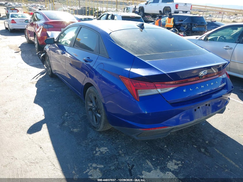 2023 Hyundai Elantra Hybrid Blue