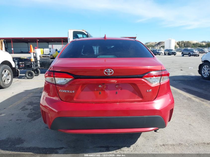 2020 Toyota Corolla Le VIN: 5YFHPRAE1LP017929 Lot: 44037102