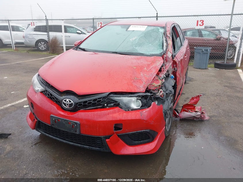 Vin: jtnkarje7jj558620, lot: 44532923, toyota corolla im 20182