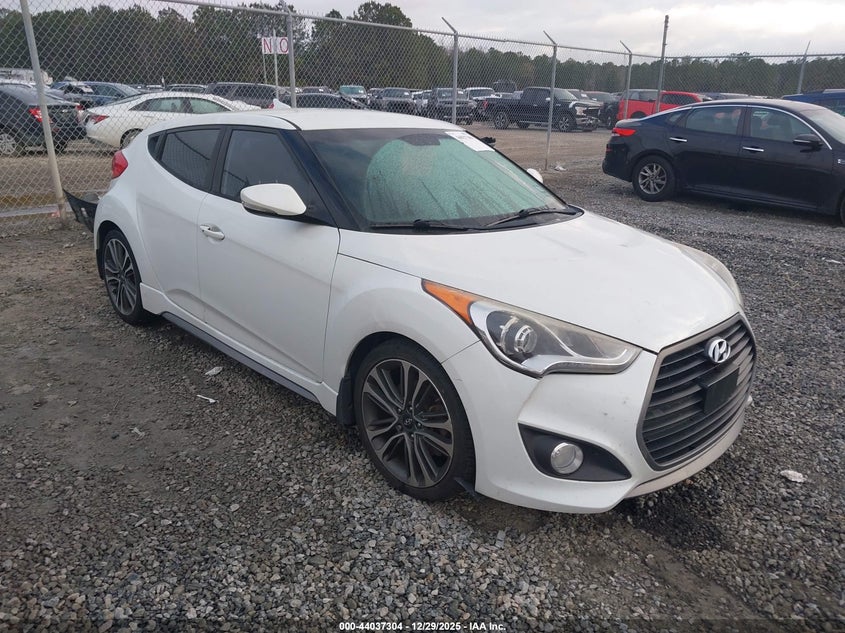 KMHTC6AE9GU284020 2016 Hyundai Veloster Turbo auction photo 1