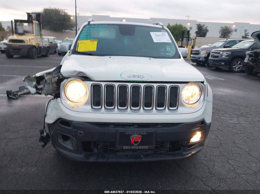 VIN ZACCJADB1HPF99329 2017 JEEP RENEGADE LIMITED FWD