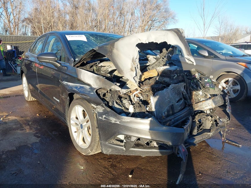 3FA6P0LU0JR191480 2018 Ford Fusion Hybrid Se auction photo 1