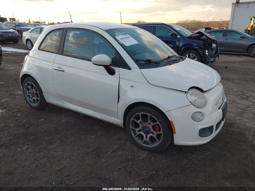3C3CFFBR8CT127262 2012 Fiat 500 Sport auction photo 1