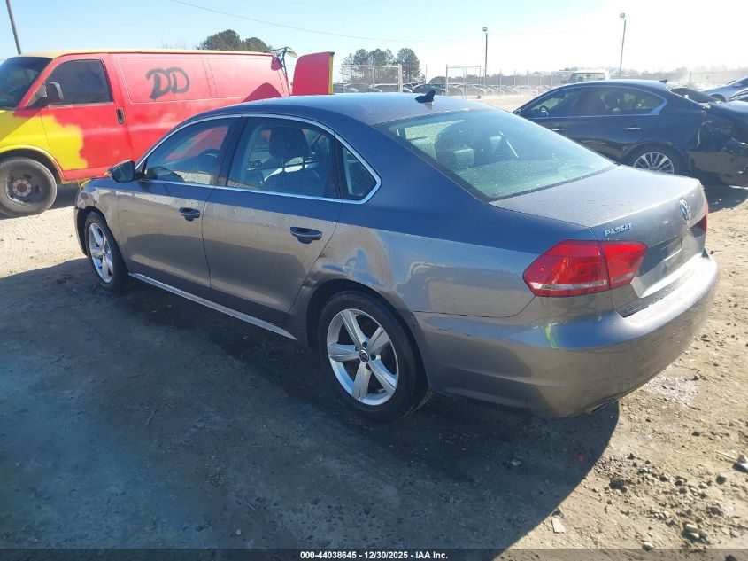 2012 Volkswagen Passat 2.5L Se